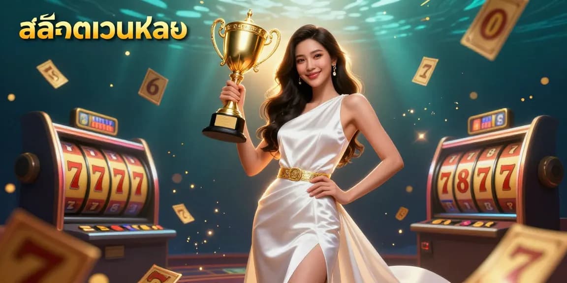 เข้าร่วมสนุกกับ สล็อตเว็บตรง และสัมผัสประสบการณ์แจ็คพอตที่น่าตื่นเต้นด้วยองค์ประกอบสล็อต 3D ที่สดใสในภาพประกอบที่น่าทึ่งนี้