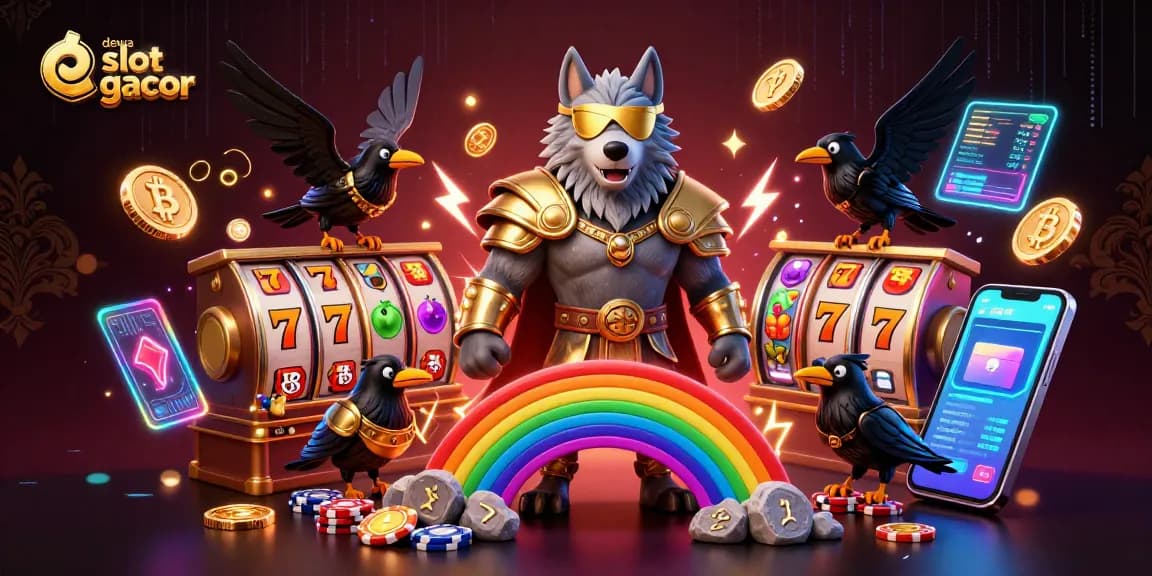 Menggandakan kemenangan dengan dewa slot gacor dalam ilustrasi 3D yang dinamis dan mengesankan.