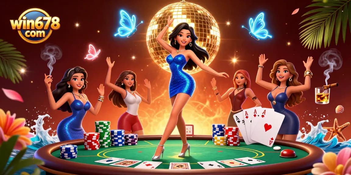 Experience thrilling gameplay with win678 com featuring glamorous scenes integrated with poker elements.