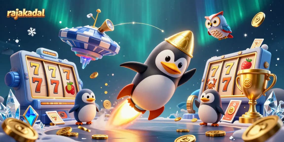 Menangkan jackpot di rajakadal dengan penguin emas beraksi dalam permainan slot yang menarik.