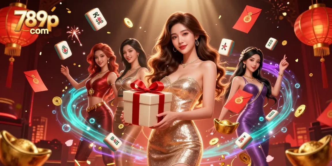 Experience thrilling wins at 789p com with a vibrant Lunar New Year casino celebration, showcasing festive elements and excitement.