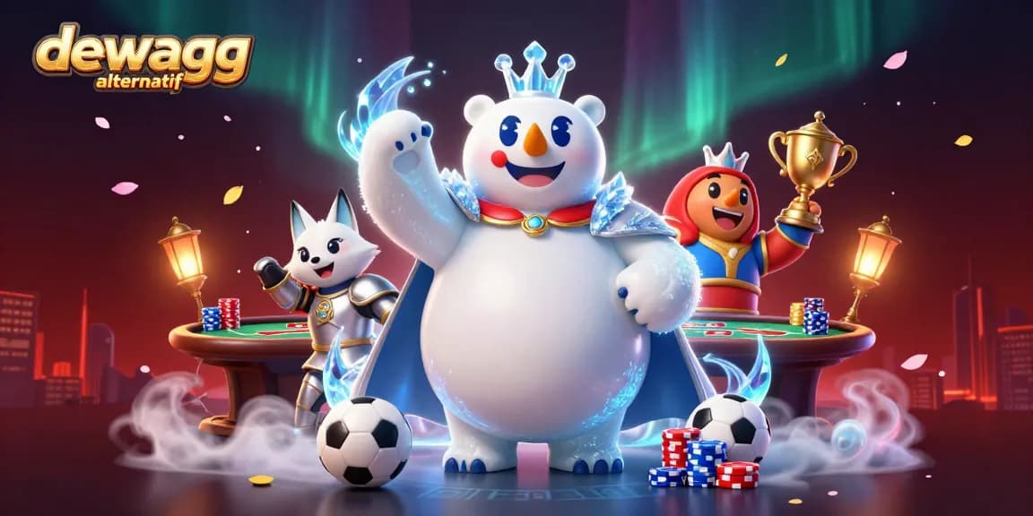 Engage with dewagg alternatif in dynamic sports betting action featuring vibrant characters and energetic gameplay.