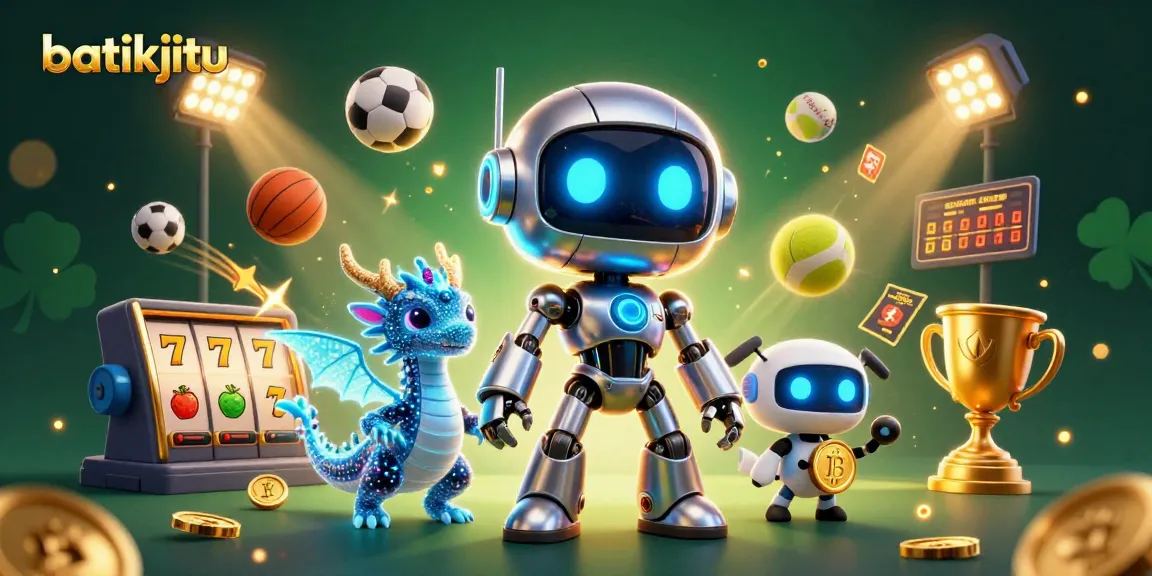 Bermain di batikjitu dengan slot bertema jackpot dan robot futuristik di dunia kasino online.