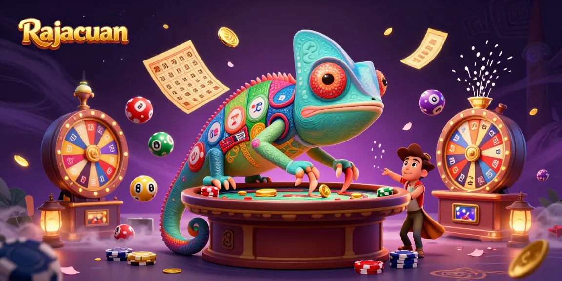Rajacuan menawarkan pengalaman bermain slot yang seru dengan karakter chameleon yang unik dan beragam kasino!
