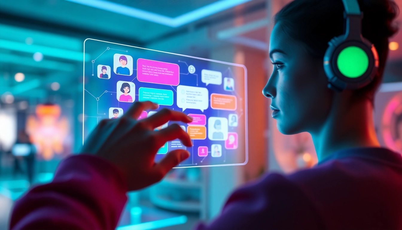 Engaging user interface of Juicy AI chatbot platform showcasing vibrant interactions.