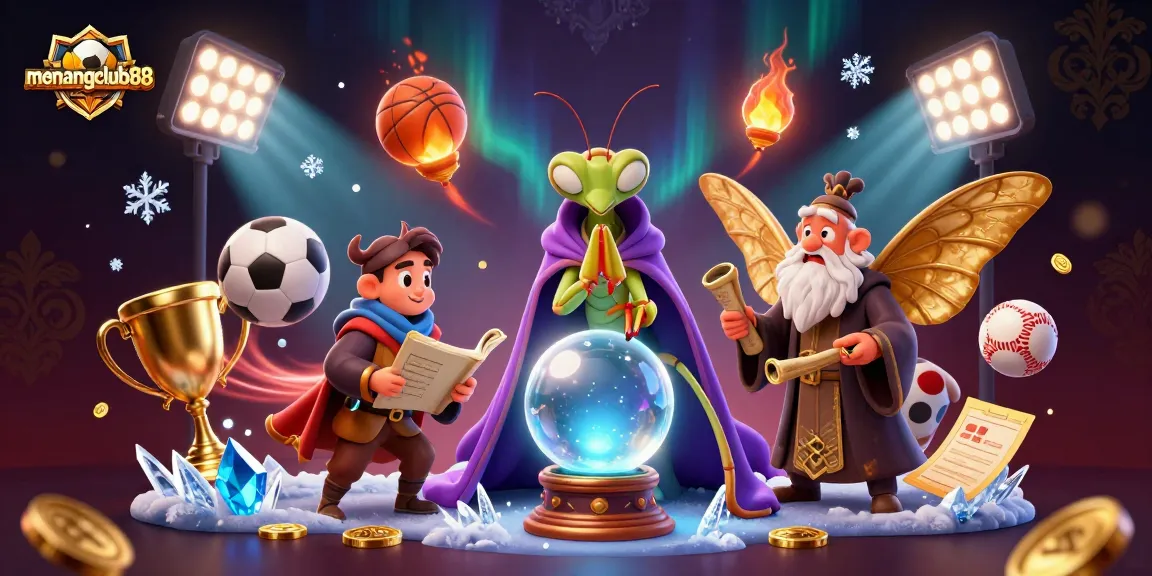 Engage in thrilling sports betting with menangclub88 featuring dynamic characters and sports elements.