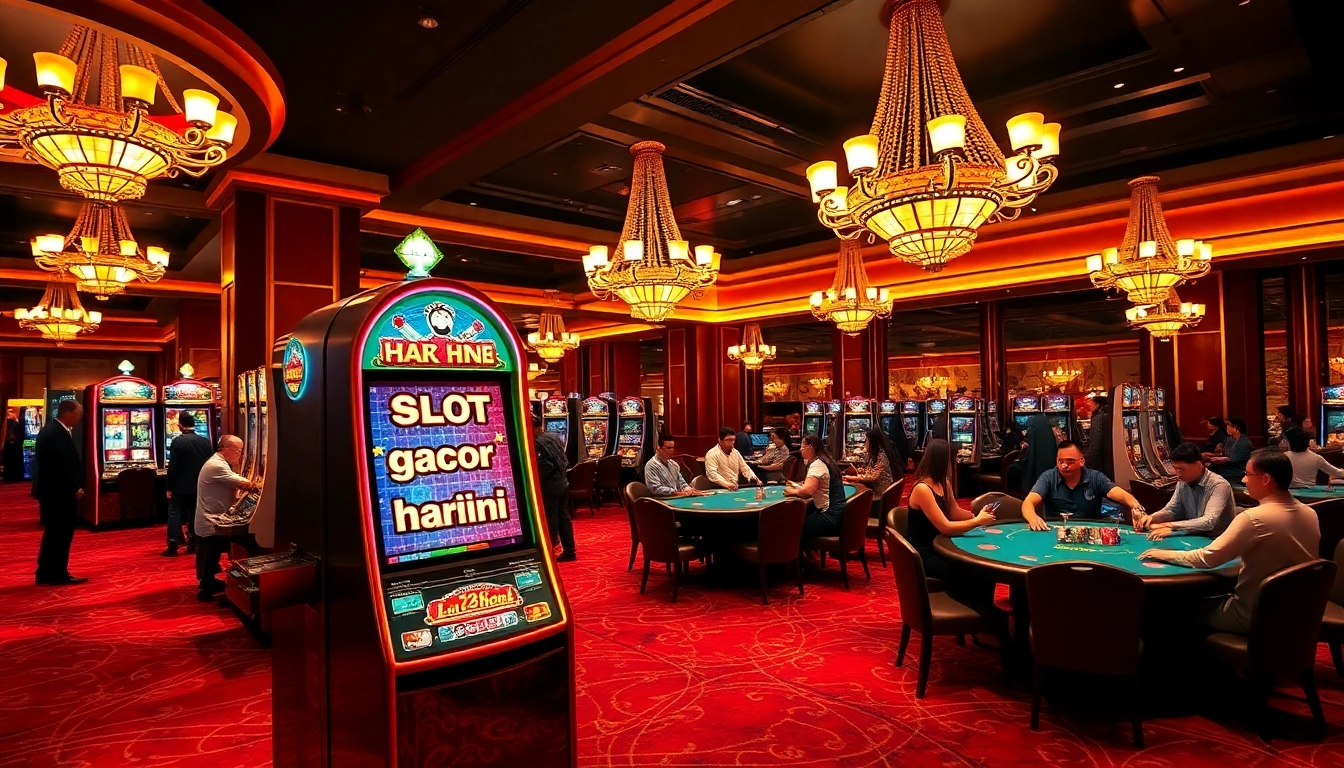 Experience thrilling gameplay at the slot gacor hari ini with exciting jackpots and casino ambiance.