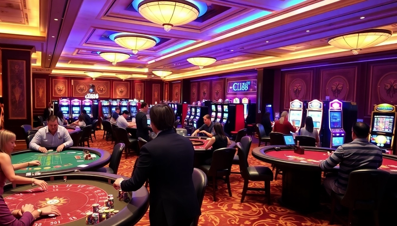 C168 offers an engaging gambling experience with vibrant tables and thrilling slot machines.