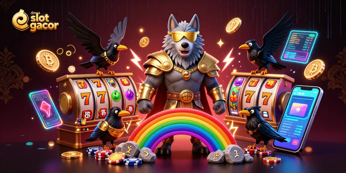 Menggandakan kemenangan dengan dewa slot gacor dalam ilustrasi 3D yang dinamis dan mengesankan.