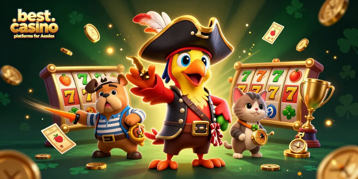 Experience the excitement of the best casino platforms for Aussies with dynamic slot reels and vibrant casino elements.